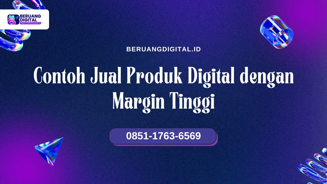 Contoh Jual Produk Digital dengan Margin Tinggi