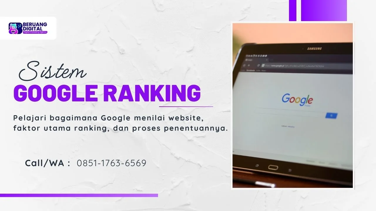Google Ranking Website Faktor Penting & Cara Google Menentukan Peringkat