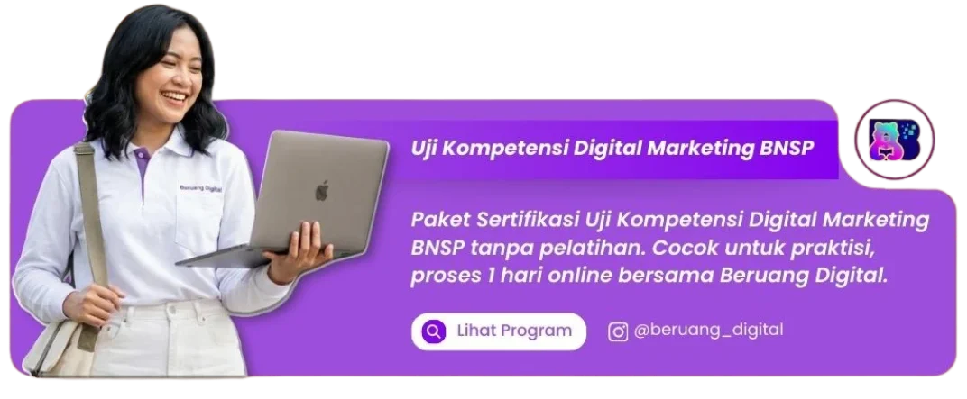 Sertifikasi Uji Kompetensi Digital Marketing BNSP