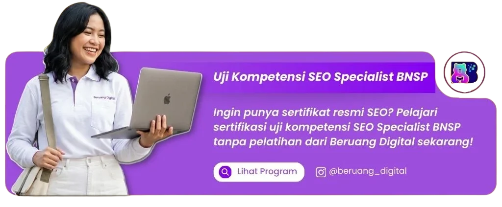Sertifikasi Uji Kompetensi SEO Specialist BNSP Tanpa Pelatihan
